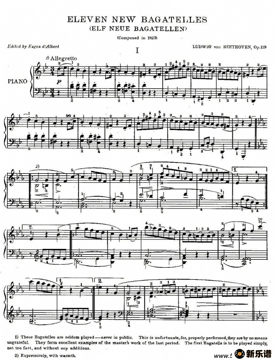 ҸСƷOp.119 ֮һļ׸