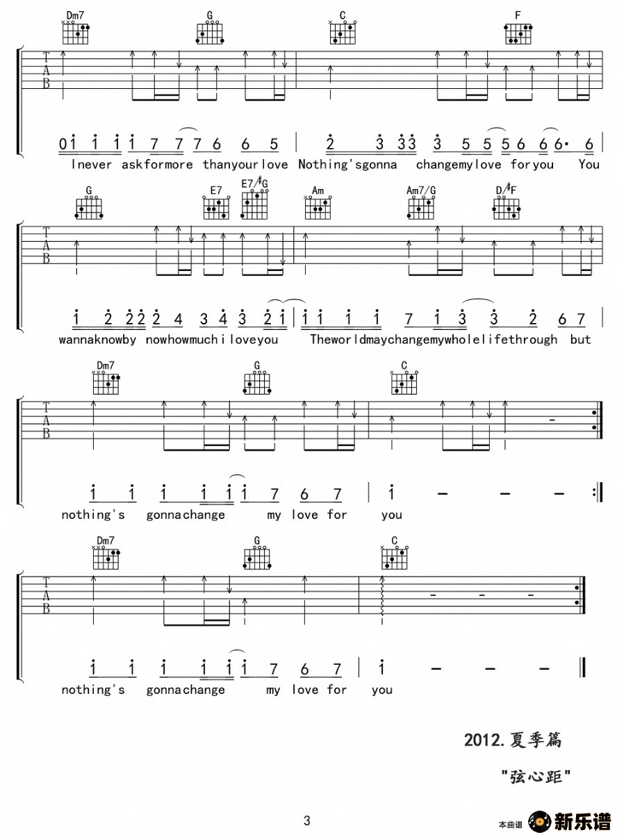 nothings gonna change my love for youļ׸