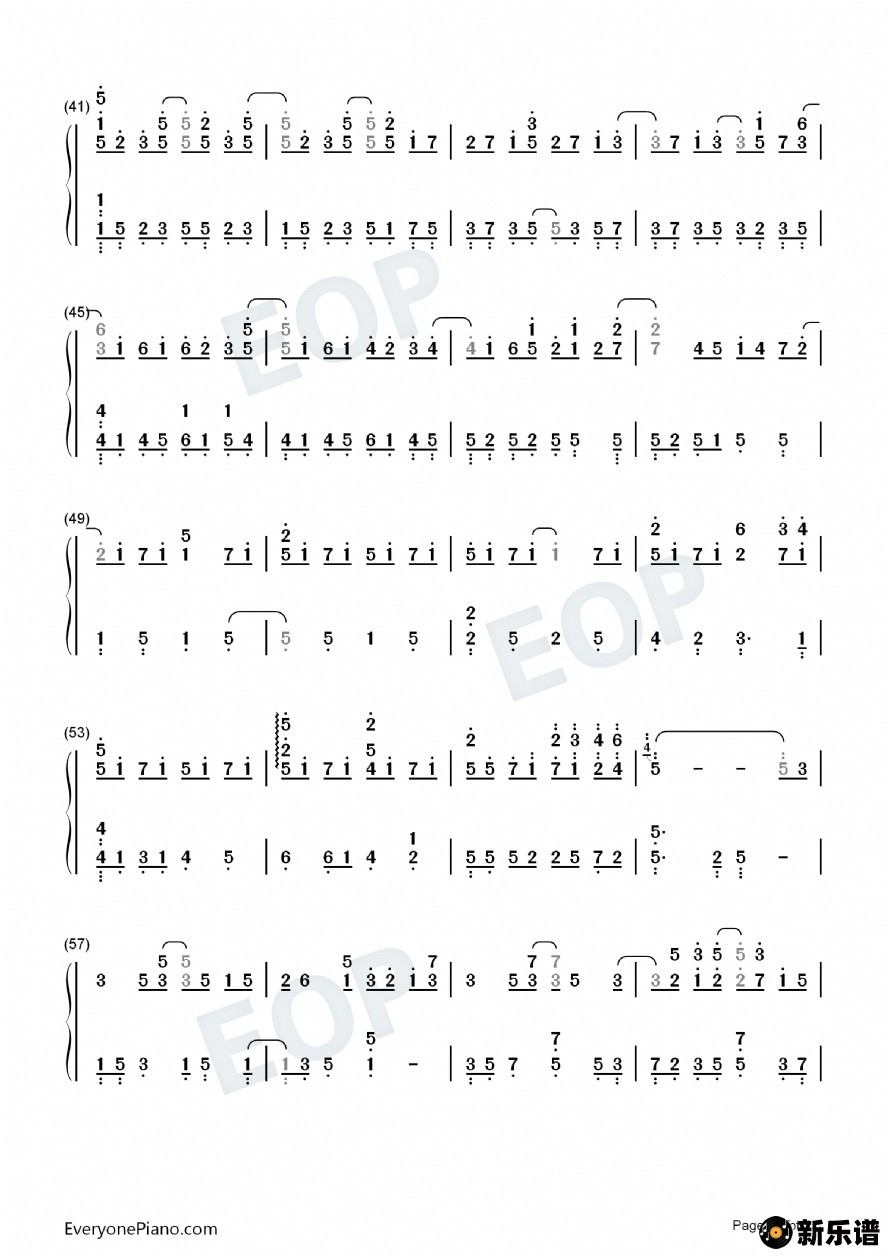 歌曲冰天雪地的简谱歌谱下载